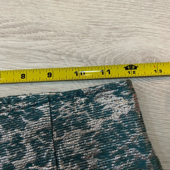 We Are Kindred Metallic Green Silver Shorts 2 - Picture 6 of 7